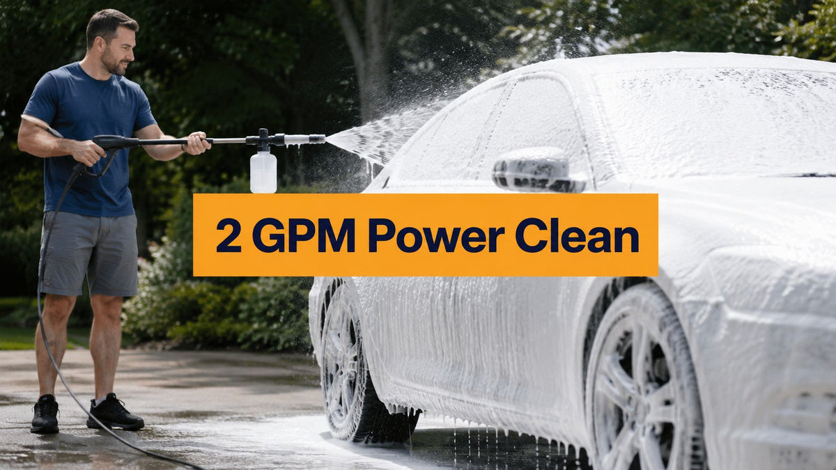 2 GPM Pressure Washer: Foam Cannon Tips & Buying Guide