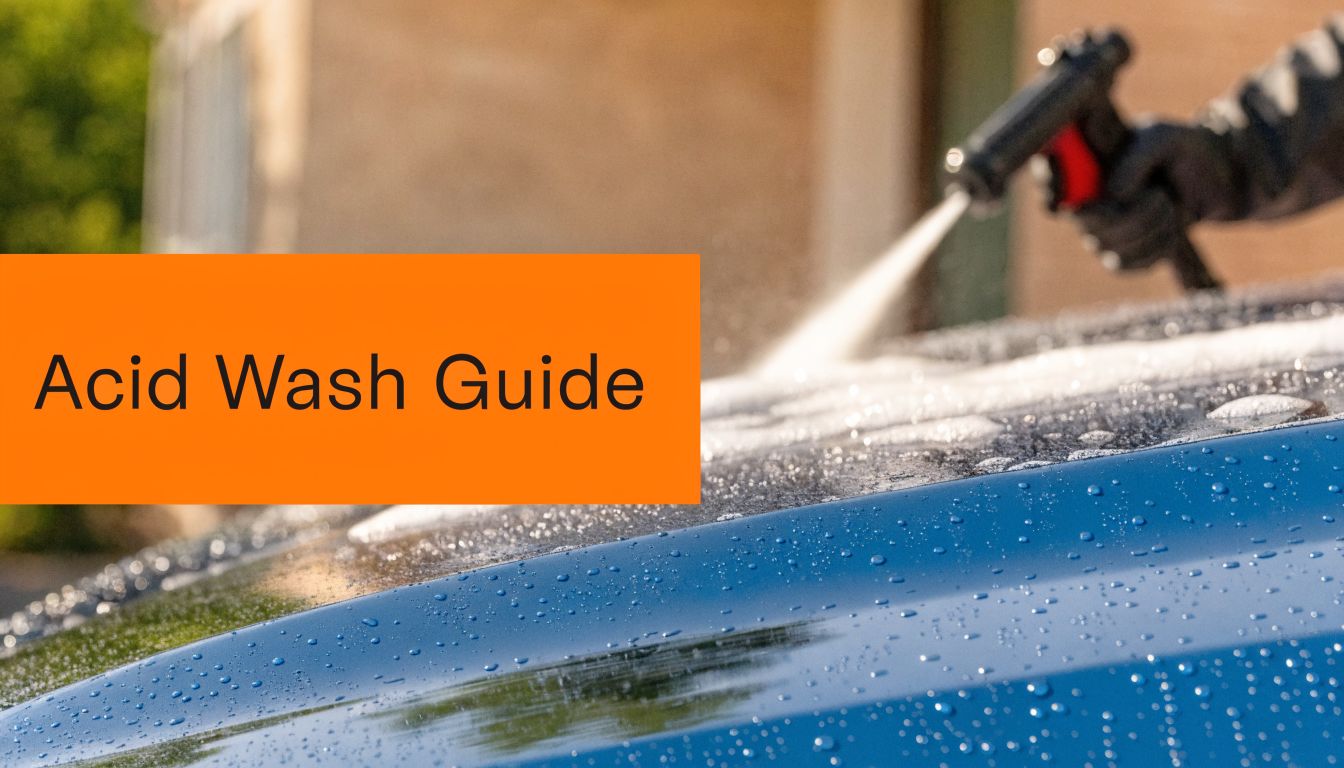 Acid Wash Car Wash A Complete Guide to Using It Safely