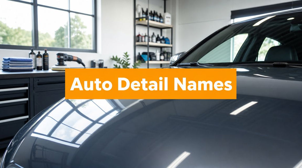 Top Auto Detailing Business Names for 2026 – SwiftJet