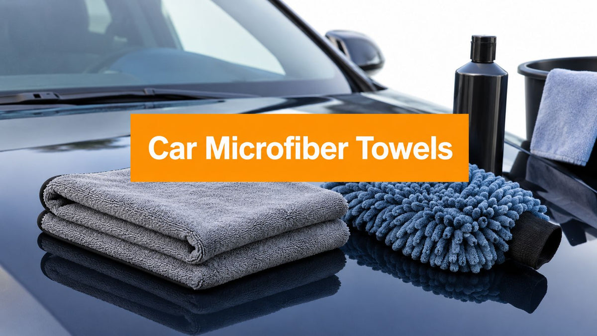 Car Cleaning Microfiber Towels and Mitts Explained