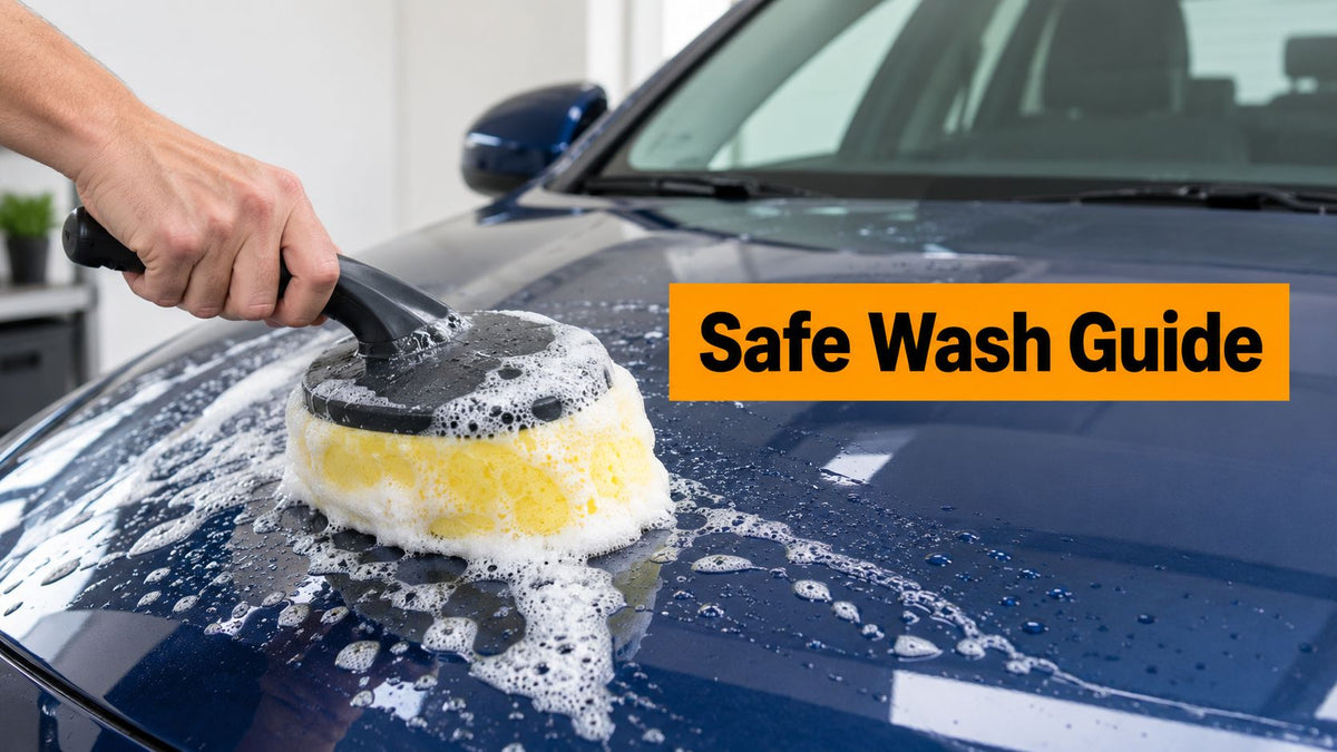 Car Cleaning Sponge with Handle: A Safe Wash Guide