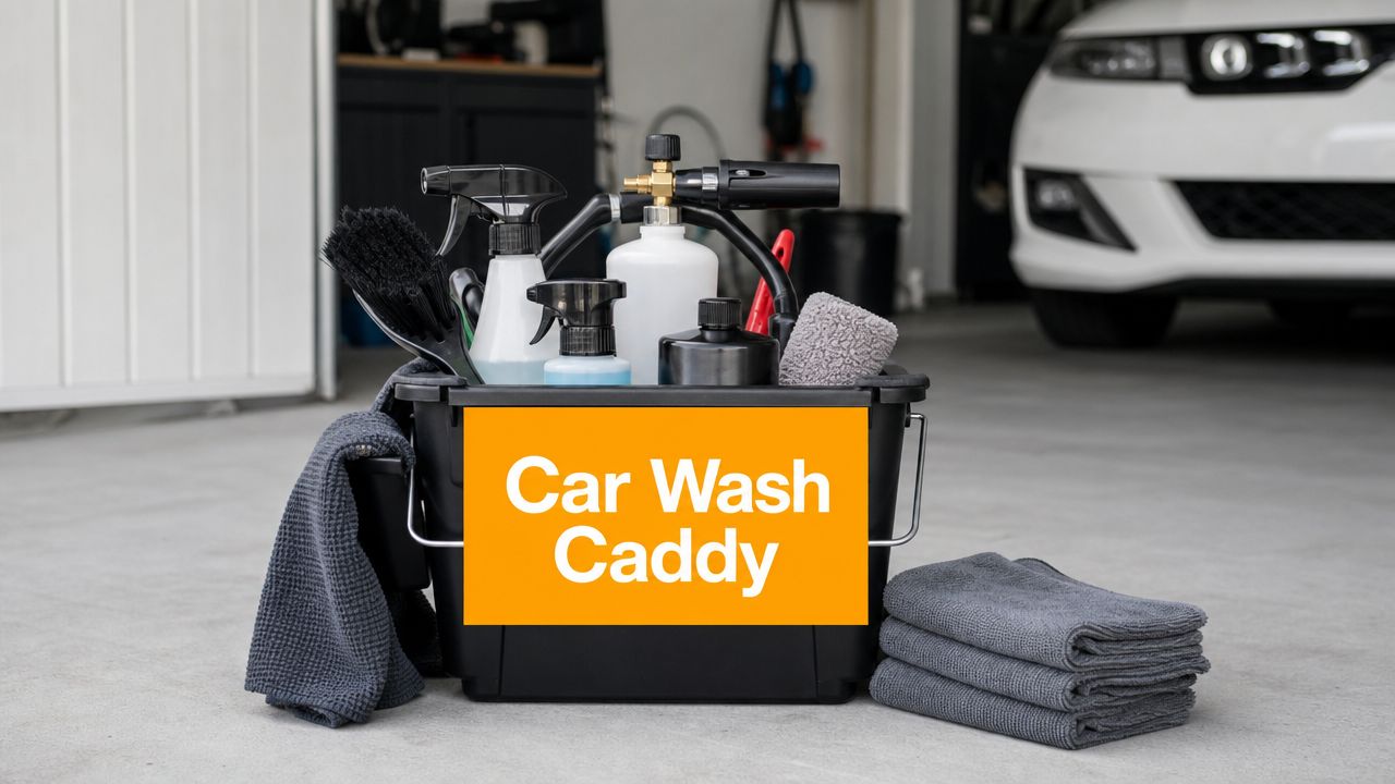 Car Wash Caddy: Ultimate Detailing Organizer