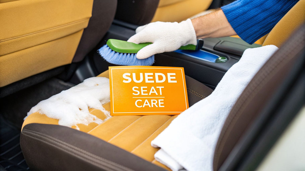 A Pro's Guide to Cleaning Suede Car Seats