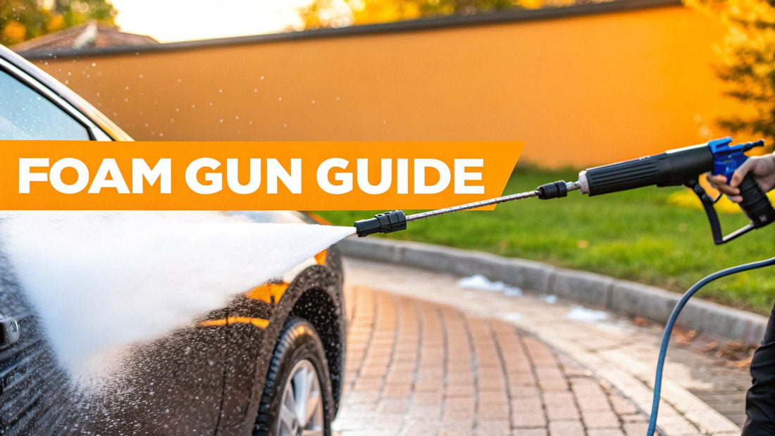 Your Guide to a Car Wash Gun with Foam Bottle