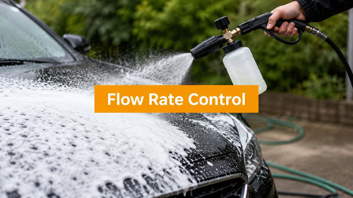 Flow Rate Control: A Car Washer's Guide to Perfect Foam