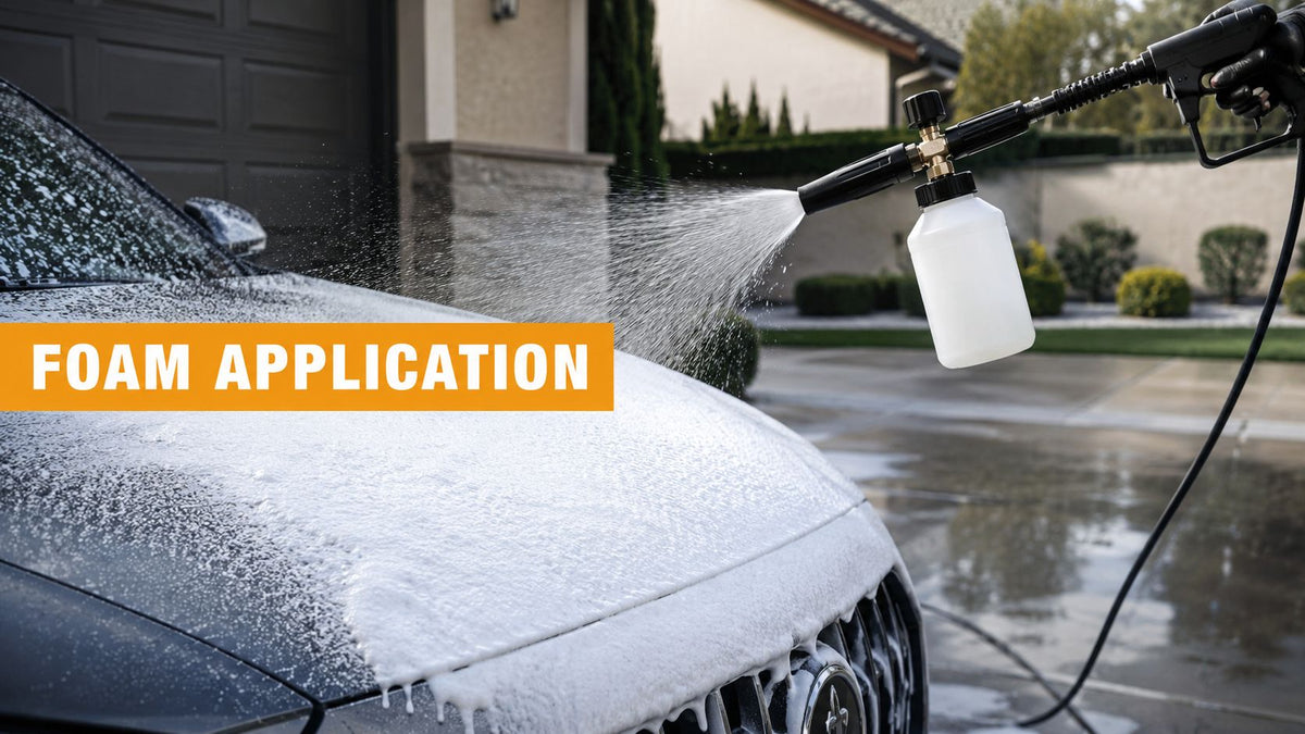 Foam Application Methods: A Practical Guide for Car Washing