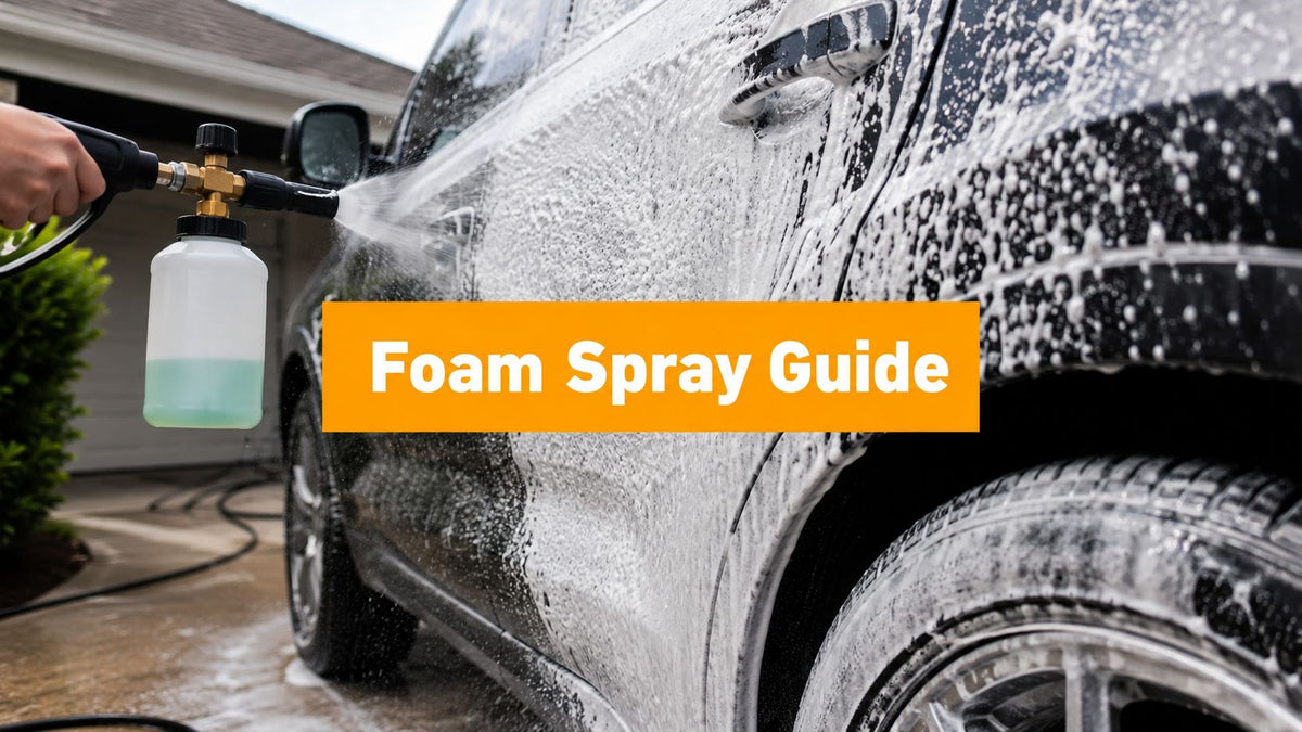 Foam Spray for Cleaning: The Complete Vehicle Guide