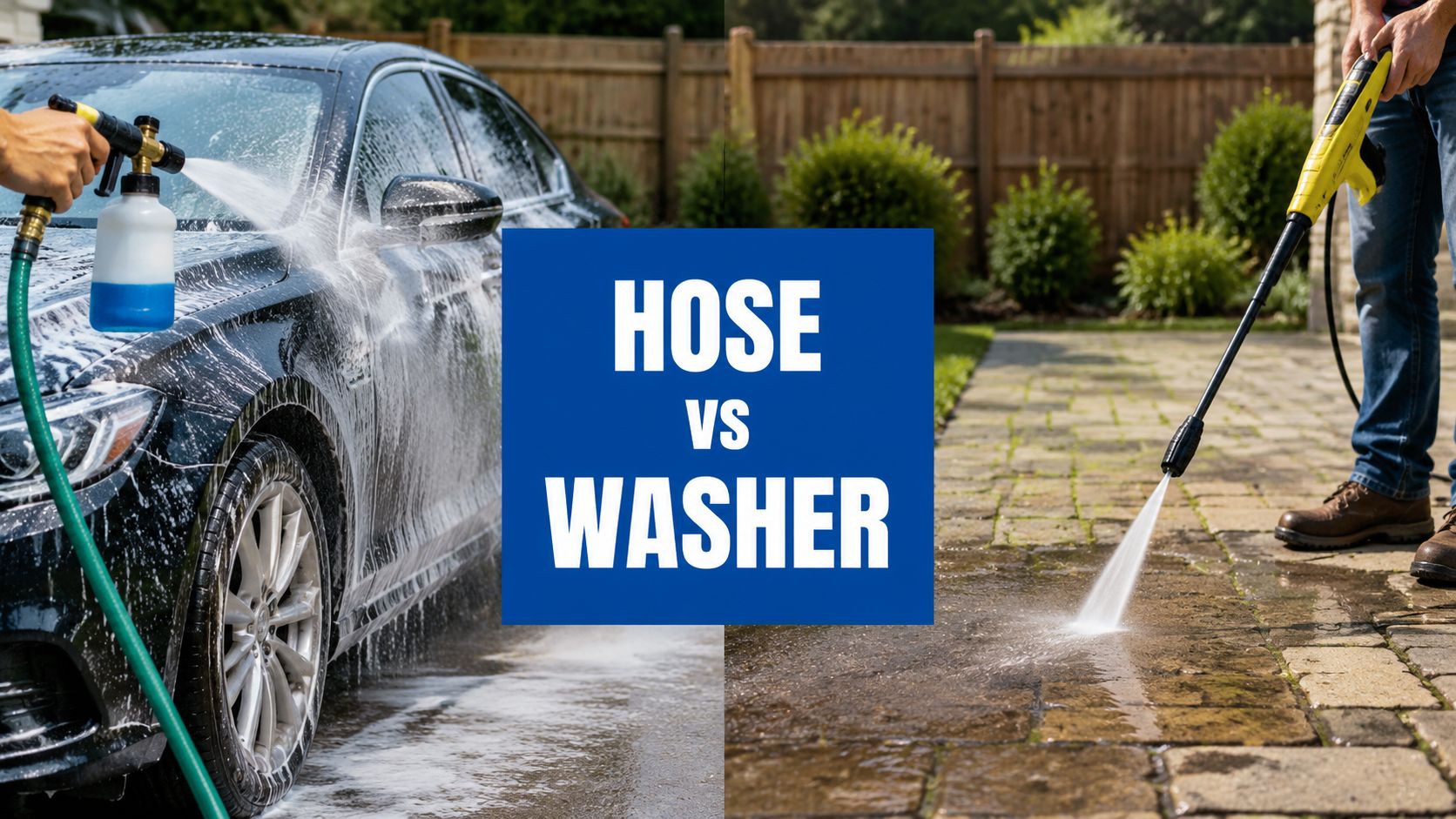 Garden Hose vs Pressure Washer: Which Is Best for You?