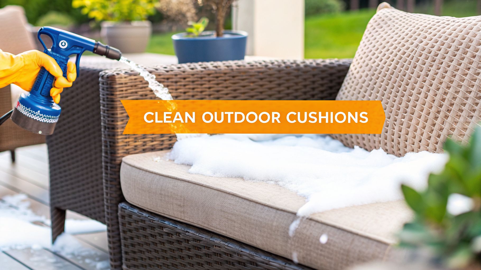 How to Clean Outdoor Cushions and Make Them Look Brand New