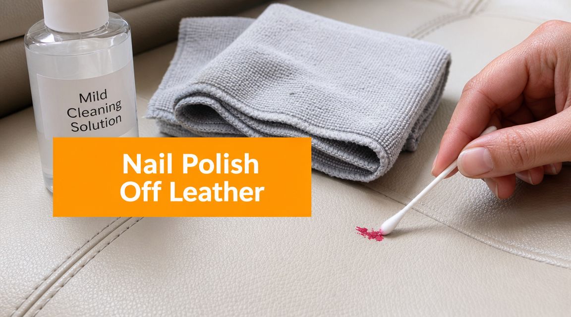 How to Get Nail Polish Off Leather: Damage-Free Removal Tips