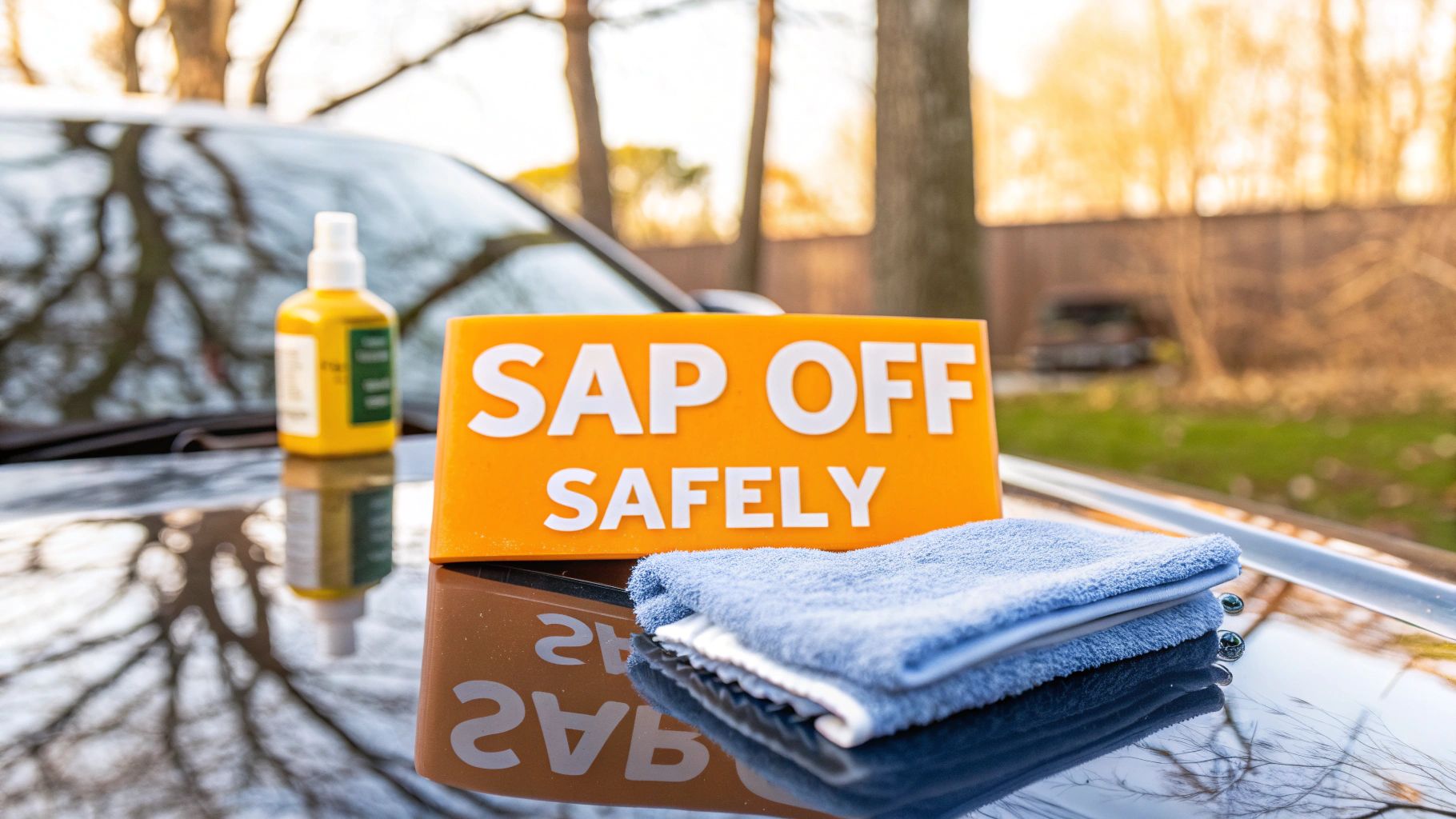 How to Get Tree Sap Off Car Paint Without Damaging Your Finish