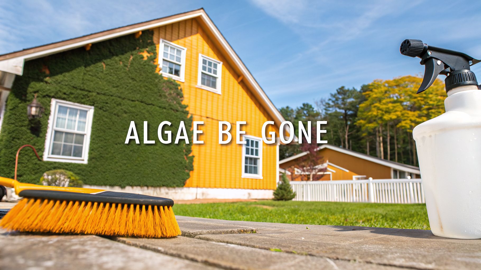 How to Remove Algae from Siding for Good