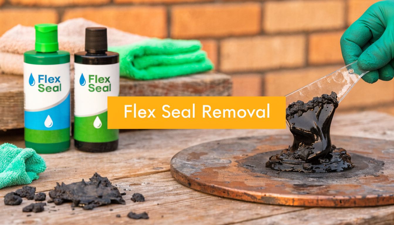 How to Remove Flex Seal From Any Surface