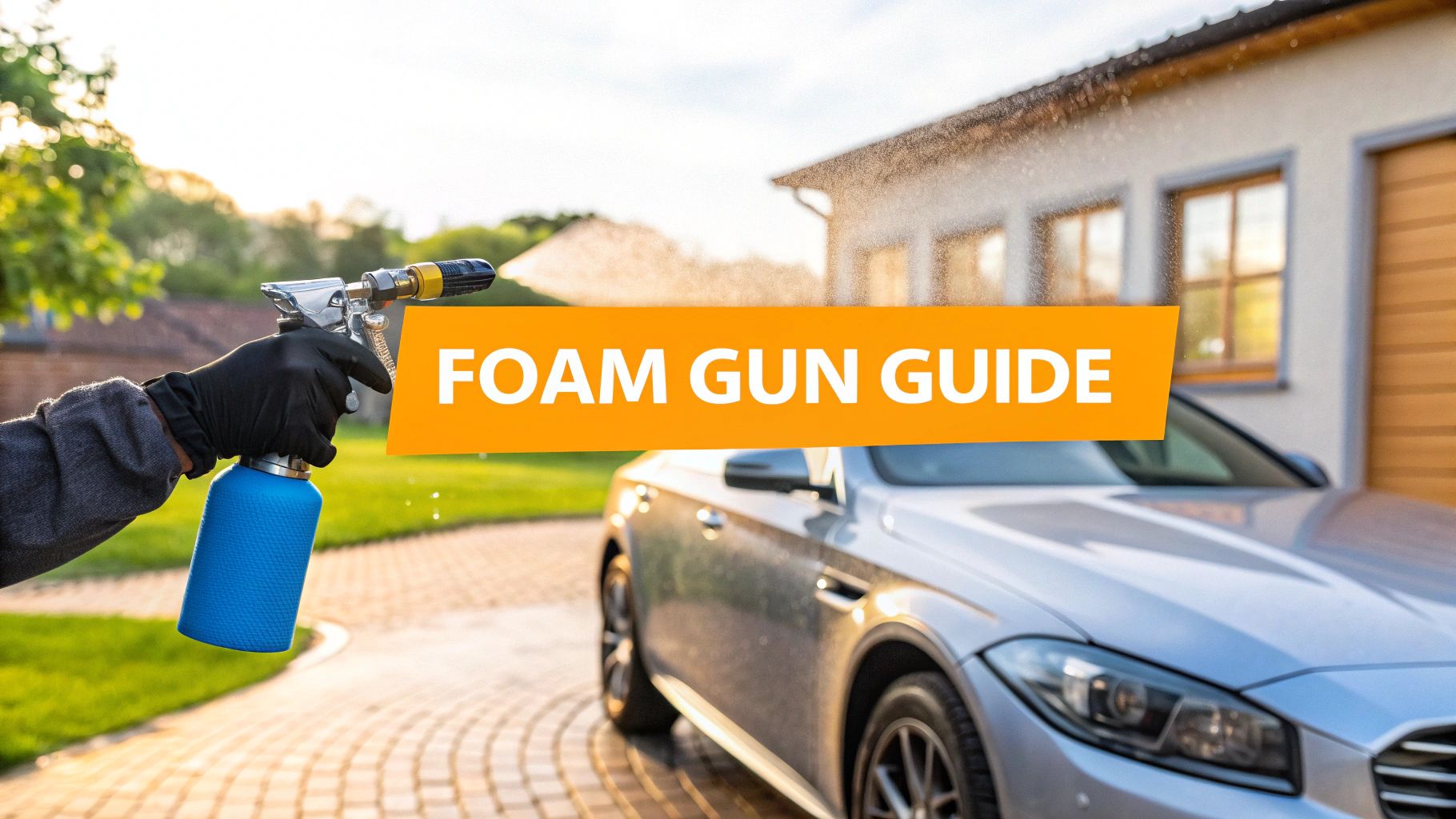 How to Use Foam Gun: how to use foam gun for a showroom-ready car wash