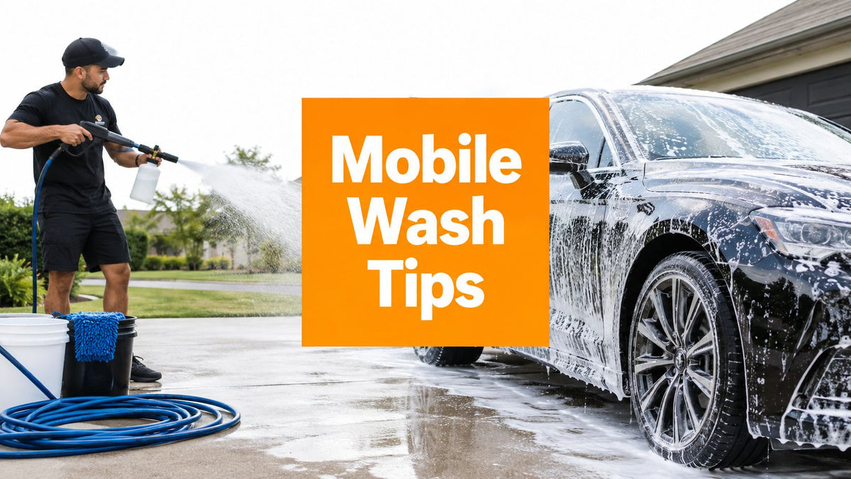 8 Mobile Car Wash Tips for Faster, Better Jobs