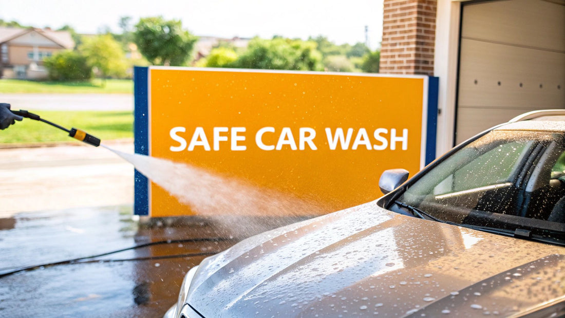 How to Safely Use a Pressure Washer on Car Paint