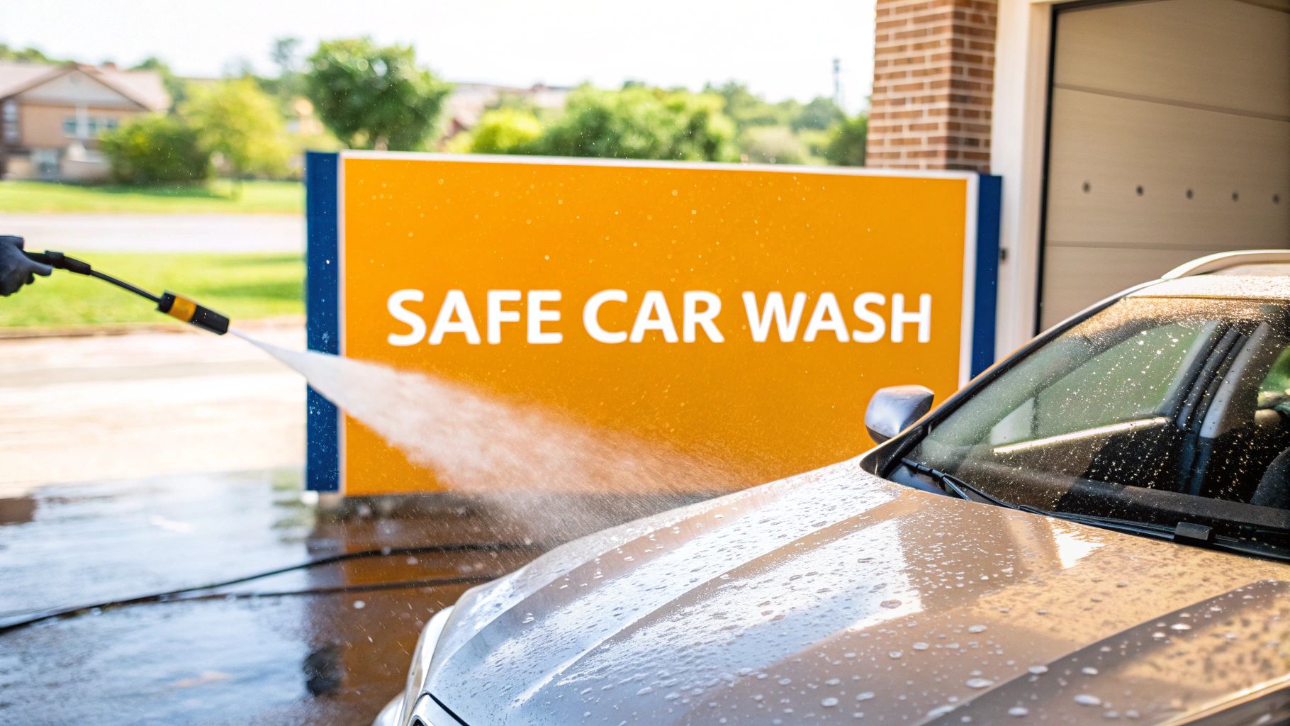 How to Safely Use a Pressure Washer on Car Paint