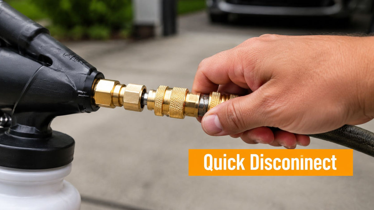 Quick Disconnect Fitting Guide for Foam Guns and Hoses
