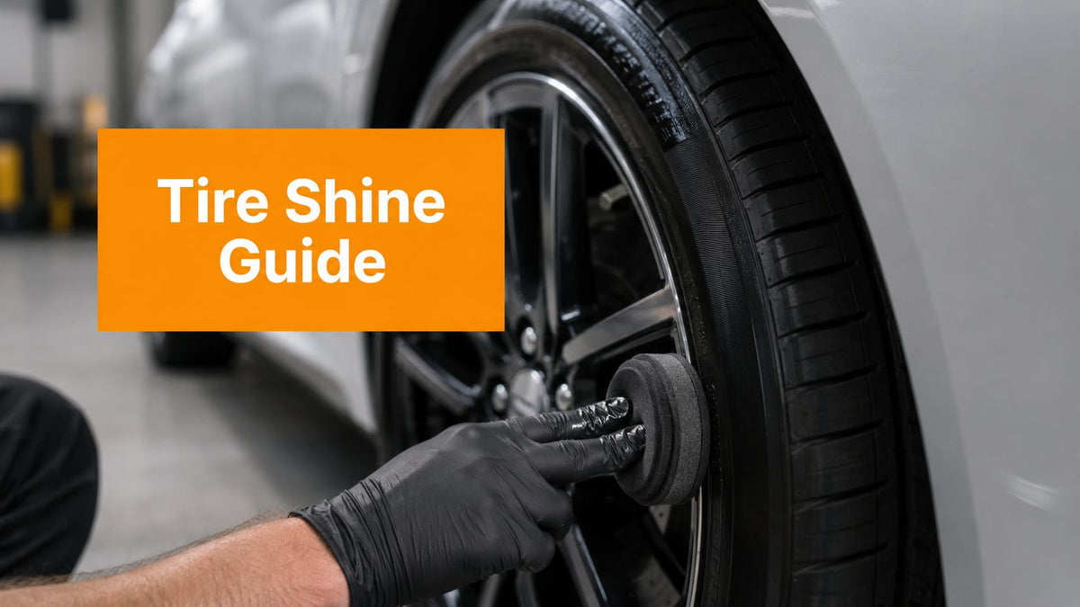 Tire Shine Applicator Guide for a Professional Finish