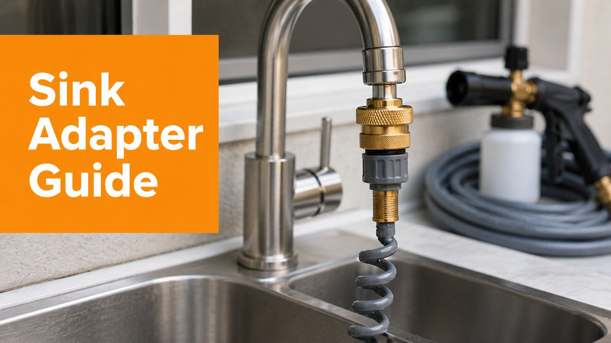 Washer Sink Adapter Guide: Types, Sizes, and Installation