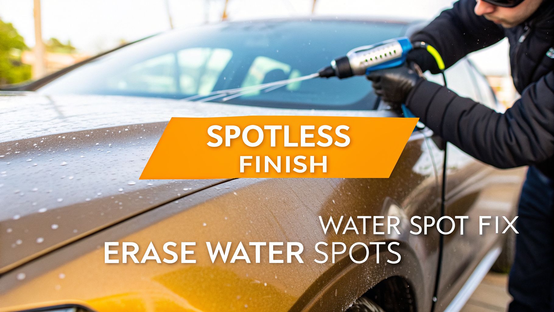A Car Detailer's Guide to Using a Water Spot Remover