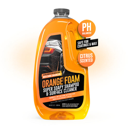 64oz Orange Foam Car Wash Soap