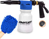 Image of Car Wash Foam Gun + Free Microfiber Wash Mitt (Blue)