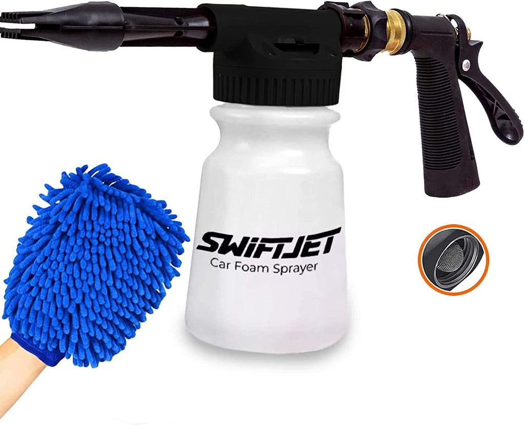 Swift Premium Foam Cannon for Pressure Washer – Heavy Duty Foam Sprayer for Car Wash | ¼ inch Quick Connector | Adjustable Wide Mouth for Extra