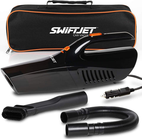 Car Vacuum Cleaner - High Powered 5 KPA Suction Handheld Automotive Vacuum - 12V DC 120 Watt - 14.5" Cord